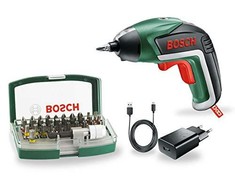 Akumuliatorinis suktuvas Bosch 06039A800S; 3,6 V; 1x1,5 Ah akum. + priedai