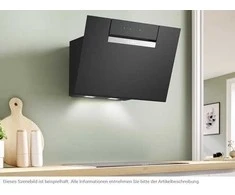 Bosch DWK67FN60 Serija 4, Prie sienos montuojamas gartraukis, 60 cm, skaidrus stiklas su juodu atspaudu