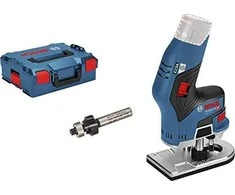 Bosch Akumuliatorinė rankinė freza GKF 12V-8, be akumuliatoriaus ir kroviklio