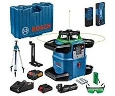 BOSCH LASER SUKAMASIS GRL 650 CHVG Žalias + IMTUVAS LR 65 G + Pultas RC 6 + UCHWYT WM 6 + STOVAS BT 300 HD 1xPC4,0Ah WALIZKA