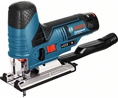 Bosch Akumuliatorinis siaurapjūklis GST 12V-70, 2x3,0Ah