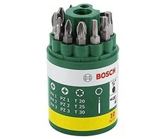 Bosch Atsuktuvo antgalių komplektas 10 vnt.