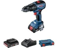 Bosch akumuliatorinis bešepetėlinis suktuvas - gręžtuvas GSB 18V-50, 2 x 2,0 Ah. 28/50 Nm