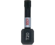 Bosch Suktuvo antgaliai T20 25 vnt./ Impact, L=25mm
