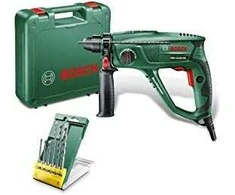 Grąžtas Bosch Perforatorius PBH 2100 RE, SDS-plus, 1.7 J + 6 grąžtų rinkinys