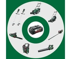 Bosch akumuliatorinė vejapjovė AdvancedRotak 36V-40-650, 36V, 2x2.0Ah
