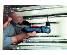 Bosch Akumuliatorinis kampinis gręžtuvas GWB 12V-10, be akumuliatorių ir kroviklio