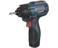 Smūginis veržliasūkis Bosch GDR 120-LI; 12 V; 2x2,0 Ah akum.