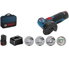 Bosch GWS 12V-76 profesionalus akumuliatorinis kampinis šlifuoklis
