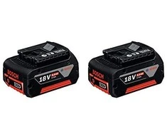 Grąžtas Bosch rinkinys akumuliatoriai GBA 18 V-Li 2x5,0 Ah + kroviklis GAL 1880 CV