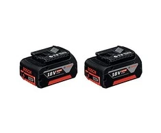 Grąžtas Bosch rinkinys akumuliatoriai GBA 18 V-Li 2x5,0 Ah + kroviklis GAL 1880 CV