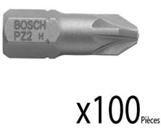 Bosch Suktuvo antgaliai Pz 2 100 vnt, Extra Hart