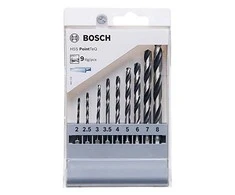 Grąžtas Bosch 9 PointTeQ HEX grąžtų komplektas