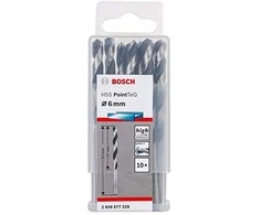 Bosch PointTeQ grąžtas metalui 6 x 57 x 93 mm , 10 vnt.