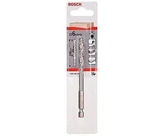 Bosch Grąžtas medžiui Ø 6 mm, 105.5 mm,1/4