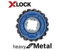 Bosch X-LOCK šepetys iš plieno 75 mm, 0,5 mm
