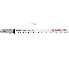 Bosch 5 siaurapj.pjūkleliai T308BP Wood 2-side clean