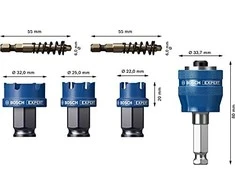 Gręžimo karūnų komplektas Bosch 2608900502; 22-32 mm; 6 vnt.