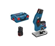 Bosch Akumuliatorinė rankinė freza GKF 12V-8, 2x3.0Ah, ACC