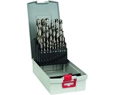 25 DALIŲ HSS-G „PROBOX“ Metalo grąžtų rinkinys, DIN 338, 135° 1–13 MM