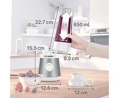 Bosch MMB2111T Series 2, Trintuvas, VitaPower Serie | 2, 450 W, Sidabrinė