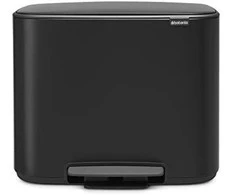 Brabantia Šiukšlių dėžė su pedalu, Bo 3x11L - Platinum