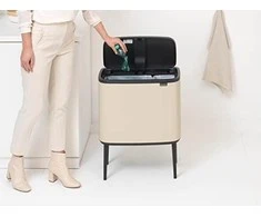 Brabantia Waste Bin Bo Touch Bin 11 + 23 L Soft rusvai gelsvas