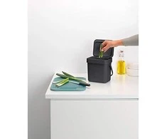 Brabantia Atliekų rūšiavimo dėžė 3L pilka (209888)