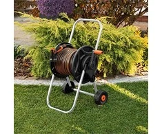 BRADAS BŪGNAS VEŽIMĖLIS SODO ŽARNAI SU 1/2″ 25M ŽARNA, PURKŠTUKU IR JUNGTIS