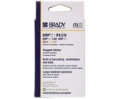 Brady 139744, Juoda, Balta, Lipni spausdintuvo etiketė, Akrilas, Vinilas, Terminis perkėlimas, Nuolatinis, Matinis