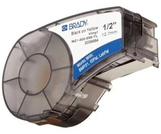 Brady Juodas on Geltona 6,4m x 12,7mm