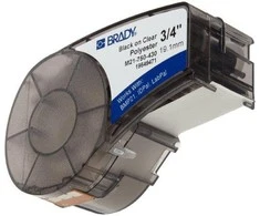 Brady M21-750-430, Permatoma, Lipni spausdintuvo etiketė, Poliesteris, Terminis perkėlimas, Akrilas, Nuolatinė