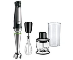 Braun MQ 7025X 0,6 L Panardinamas maišytuvas Juoda, Nerūdijančiojo plieno 1000 W