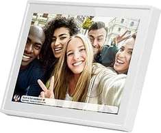 Nuotraukų rėmelis skaitmeninis rėmelis Braun Phototechnik Braun DigiFrame 1019 WiFi 25.7cm (10.1) balta
