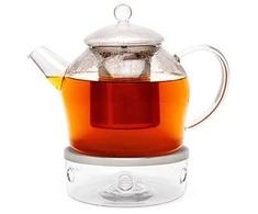 Bredemeijer arbatos šildytuvas Menuet Glass + Inox lėkštė 165007
