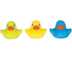 PLAYGRO pilnai uždari vonios žaislai Bright Baby Duckies, 0188411