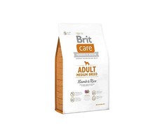 BRIT CARE Dog Adult Medium Breed su ėriena ir ryžiais 3kg