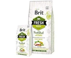 Brit Fresh Dog Duck with Millet Active Run&amp;Work 2,5kg