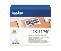 Brother universalios baltos etiketės DK11240 juodos spalvos spauda