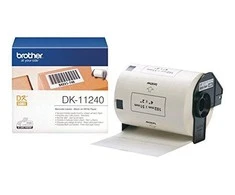 Brother universalios baltos etiketės DK11240 juodos spalvos spauda