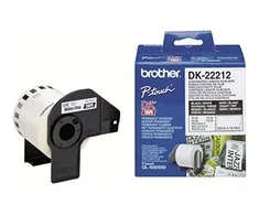 Brother plėvelės ritė 62mm x 15.24m, balta, 1 pc, DK2212, skirta spausdinti (DK22212)