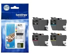 Brother Brolis LC421VALDR | Rašalo kasetės | Juodas, žalsvai mėlyna, purpurinė, geltona