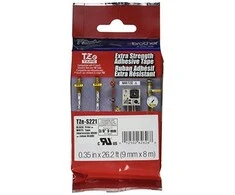 Brother 9mm Juodas ANT BALTO ATHEZIJOS TAPE (TZES221)