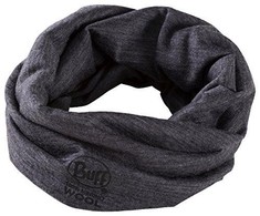 Kaklaskarė BUFF Lightweight Merino Wool Solid Pilkas
