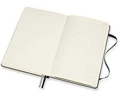 Moleskine MOLESKIE pastabos L (13x21cm) Menas Kulka taškai, hardcover, 160 puslapių, juoda