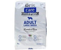 BRIT CARE Dog Adult Large Breed su ėriena ir ryžiais 3kg