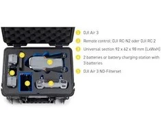 Bw Cases DJI Air 3 (juodas) dėklas B&amp;W Type 3000