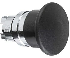 Schneider Electric Vairuoti grybų mygtuką juoda su savarankiškai grįžti (ZB4BC2)