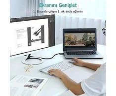 Kabelis Ugreen DP101 DisplayPort to HDMI 1.5m juodas
