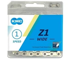 Grandinė KMC Z1 Wide Sidabrinis 1-speed 112-links
